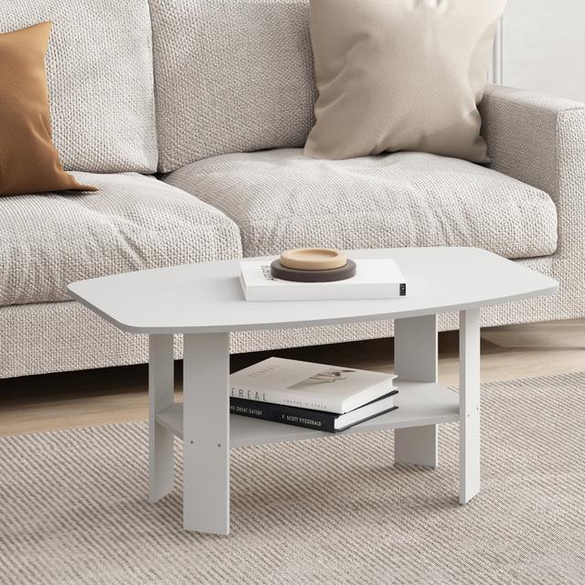 Castlewood Coffee Table Latitude Run Colour: White on Productcaster.