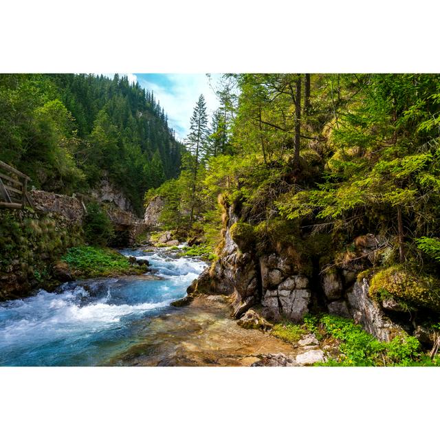 River In Polish Mountains by Avalon_Studio - Wrapped Canvas Print Alpen Home Size: 30cm H x 46cm W x 3.8cm D on Productcaster.