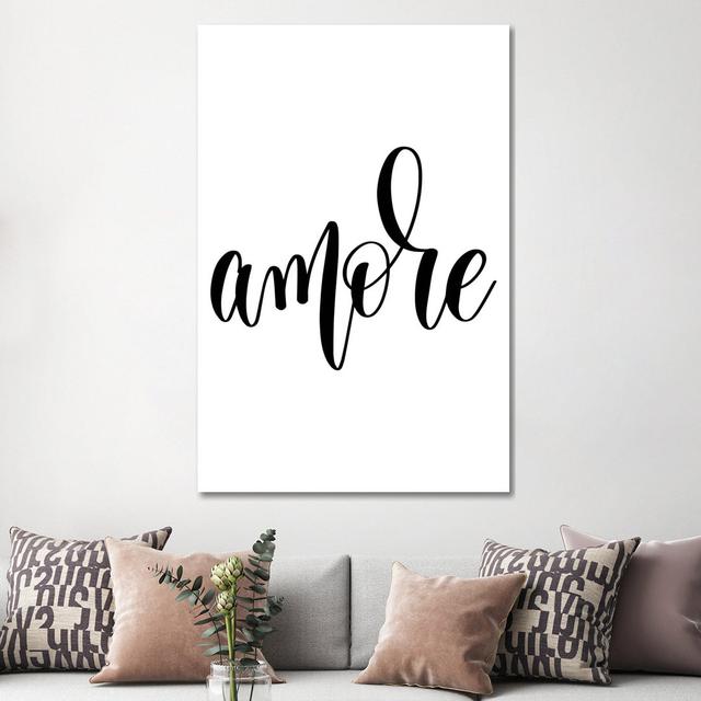 Amore - Wrapped Canvas Print ClassicLiving Size: 152.4cm H x 101.6cm W x 3.81cm D on Productcaster.