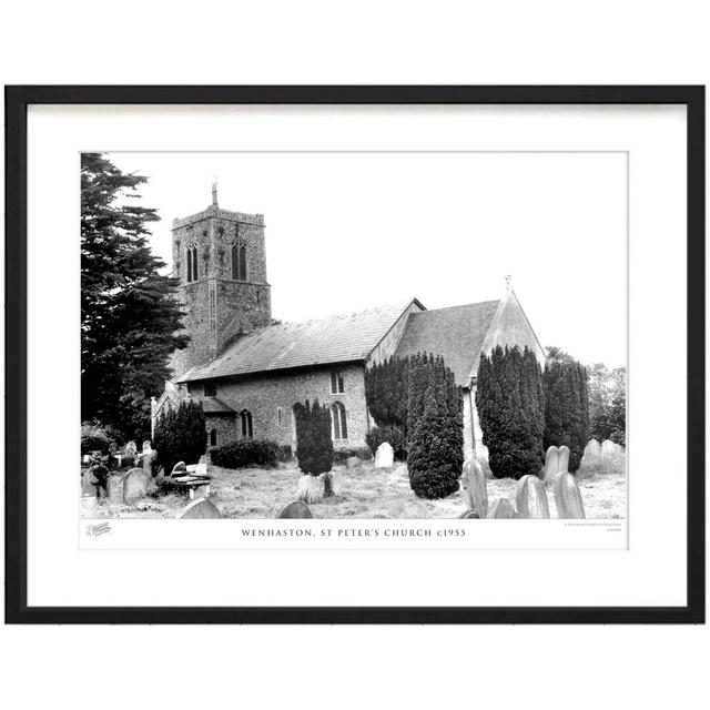 'Wenhaston, St Peter's Church C1955' by Francis Frith - Picture Frame Photograph Print on Paper The Francis Frith Collection Size: 28cm H x 36cm W x 2 on Productcaster.