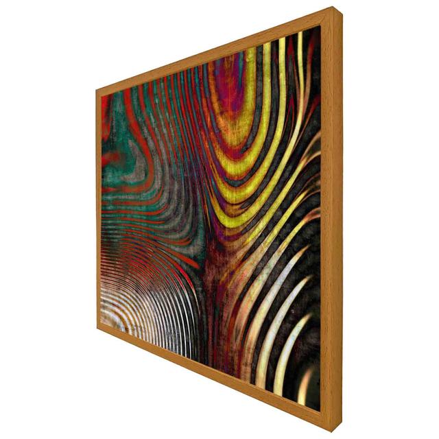 Bellange Psychedelic Print - Single Picture Frame Art Prints Latitude Vive Size: 76cm H x 76cm W x 4cm D, Frame Colour: Oak Framed on Productcaster.