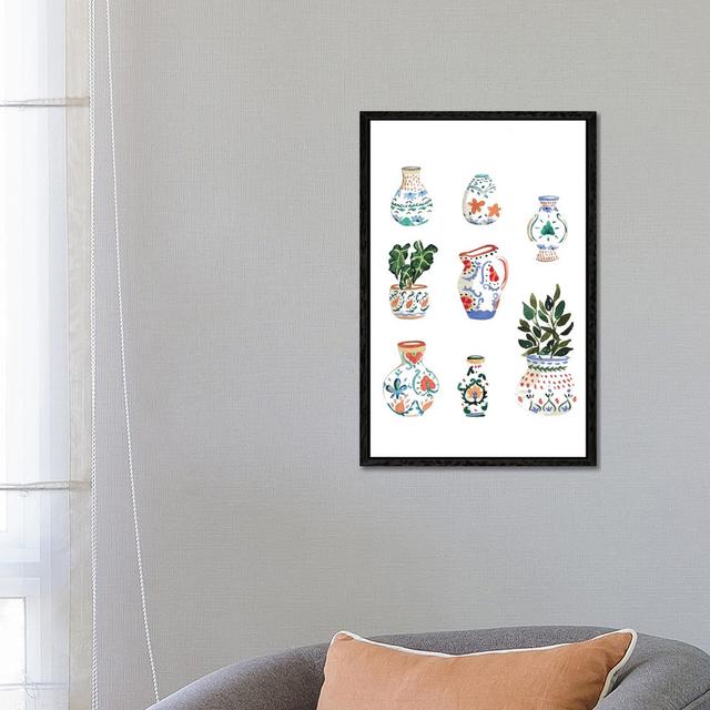 Little Pots by Sabina Fenn - Gallery-Wrapped Canvas Giclée on Canvas Lark Manor Size: 66.04cm H x 45.72cm W x 3.81cm D, Format: Black Framed on Productcaster.