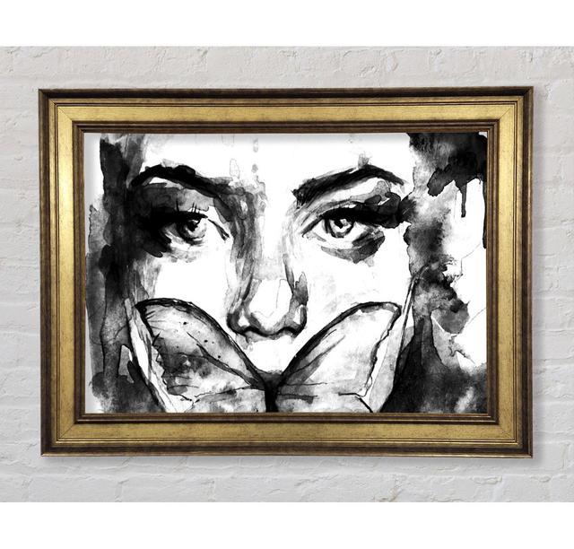 The Butterfly Mouth - Single Picture Frame Art Prints Bright Star Size: 84.1cm H x 118.9cm W on Productcaster.