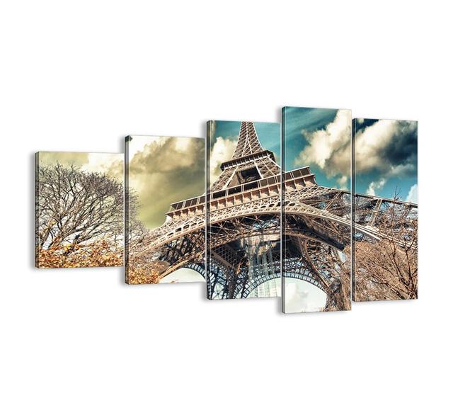 And in Autumn in Paris ... - 5 Piece Unframed Photograph Print Set on Canvas Brayden Studio Size: 60cm H x 100cm W x 1.8cm D on Productcaster.