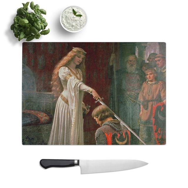 The Accolade by Edmund Leighton Chopping Board East Urban Home Size: 28.5cm W x 39cm L on Productcaster.