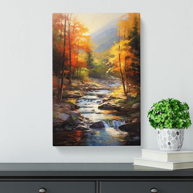 Stream Impressionism No.3 - No Frame Art Prints Alpen Home Size: 76cm H x 50cm W x 3cm D on Productcaster.