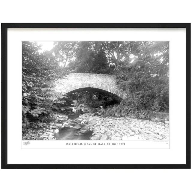 Dalehead, Grange Hall Bridge 1921 - Single Picture Frame Print The Francis Frith Collection Size: 40cm H x 50cm W x 2.3cm D on Productcaster.