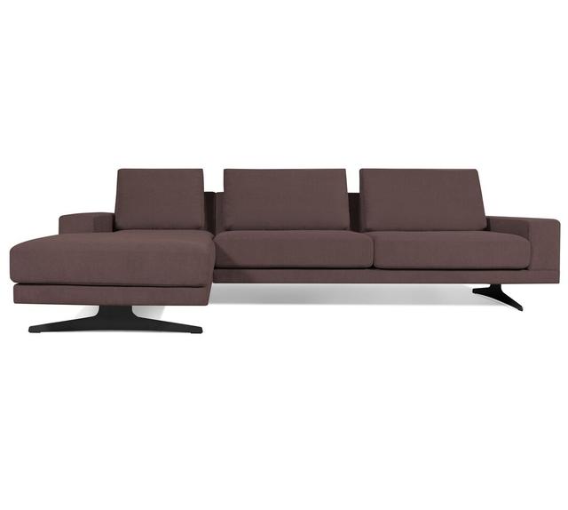 Ecksofa Beloit Ebern Designs Ausrichtung: Links ausgerichtet, Polsterfarbe: Braun, Brandsicher: No on Productcaster.