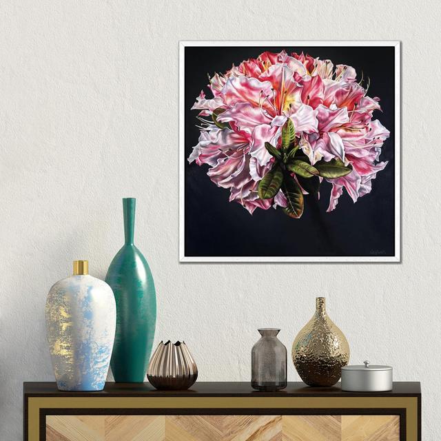 Rhodi by Natalie Toplass - Gallery-Wrapped Canvas Giclée on Canvas Lark Manor Size: 45.72cm H x 45.72cm W x 3.81cm D, Format: White Framed on Productcaster.