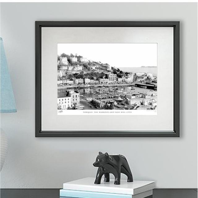 'Torquay, the Harbour and Vane Hill C1955' by Francis Frith - Picture Frame Photograph Print on Paper The Francis Frith Collection Size: 28cm H x 36cm on Productcaster.