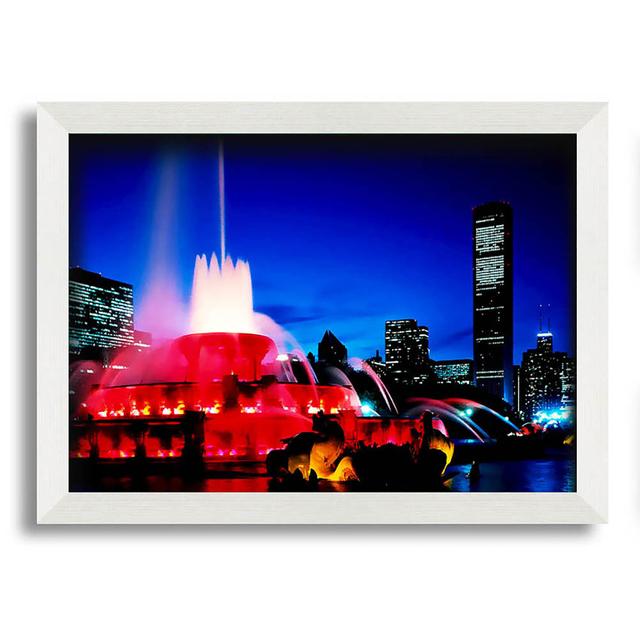 Searingtown City Fountain of Youth - Single Picture Frame Art Prints Latitude Run Size: 42cm H x 59.7cm W x 10cm D on Productcaster.