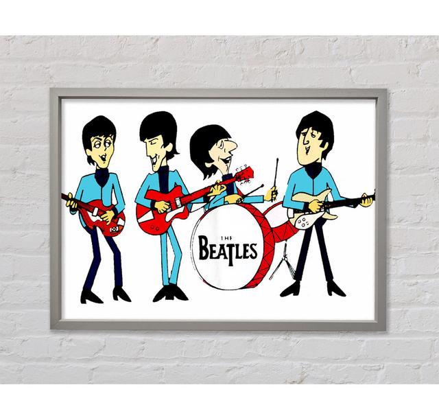 Early Beatles White - Print Bright Star Size: 59.7cm H x 84.1cm W x 3.3cm D on Productcaster.