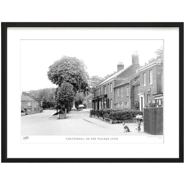 'Coltishall, in the Village C1935' by Francis Frith - Picture Frame Photograph Print on Paper The Francis Frith Collection Size: 40cm H x 50cm W x 2.3 on Productcaster.