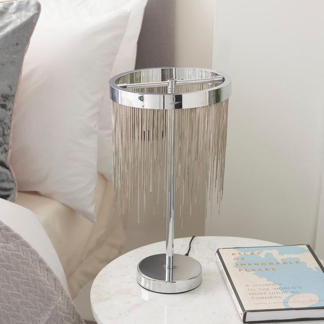 Isla 40cm Chrome Table Lamp Etta Avenue on Productcaster.