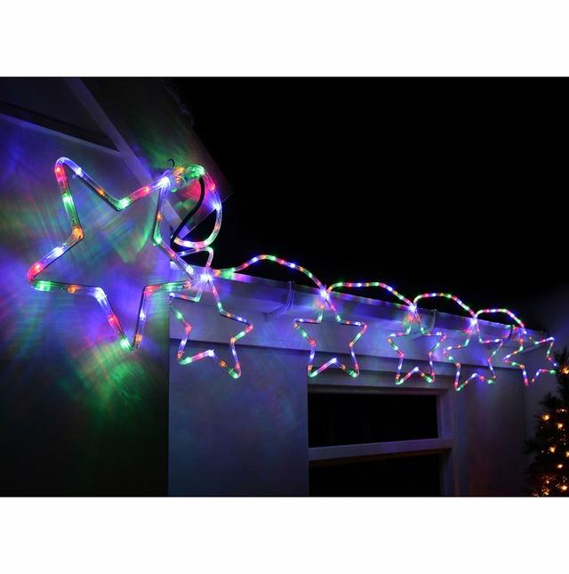 7 Christmas Stars Lighted Display The Seasonal Aisle on Productcaster.