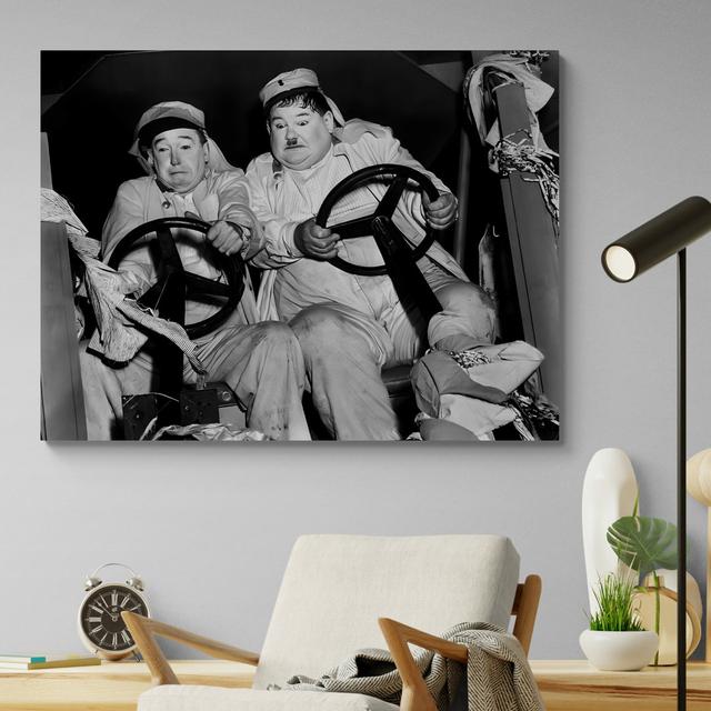 Laurel And Hardy - The Flying Deuces Vintage Movie Art 1939 - Print Latitude Run Size: 21cm H x 31cm W on Productcaster.