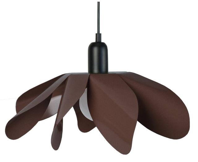 Kadence 1-Light Novelty Pendant George Oliver Shade Colour: Brown on Productcaster.