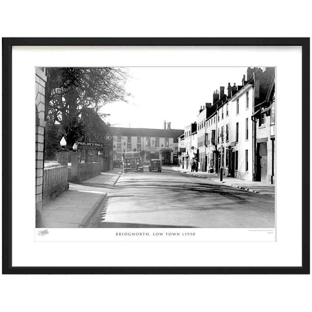 Bridgnorth, Low Town C1950 by Francis Frith - Single Picture Frame Print The Francis Frith Collection Size: 40cm H x 50cm W x 2.3cm D on Productcaster.