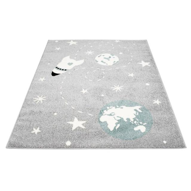 Ambleside Flatweave Grey Rug Harriet Bee Rug Size: Rectangle 140 x 200cm on Productcaster.