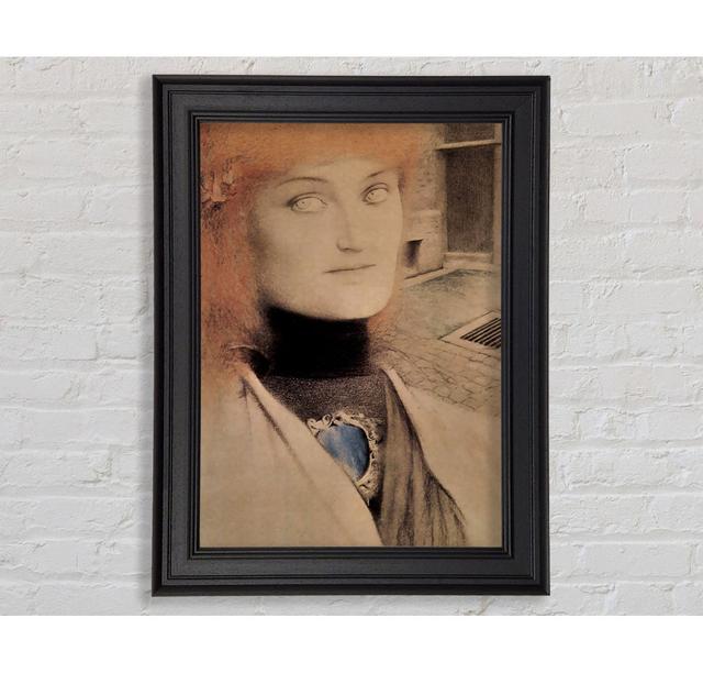 Fernand Khnopff Who Will Redeem Myself Framed Print Happy Larry Size: 84.1cm H x 142.2cm W on Productcaster.