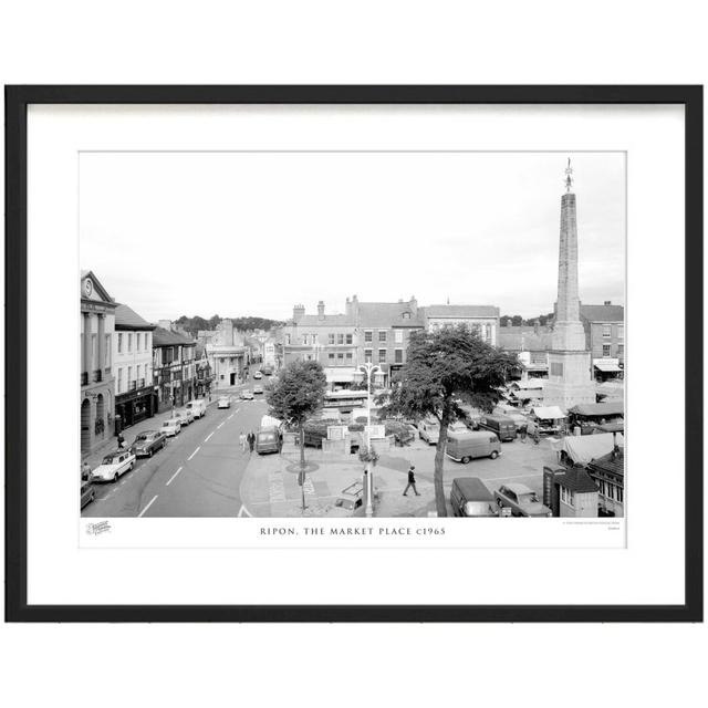 'Ripon, the Market Place C1965' by Francis Frith - Picture Frame Photograph Print on Paper The Francis Frith Collection Size: 28cm H x 36cm W x 2.3cm on Productcaster.