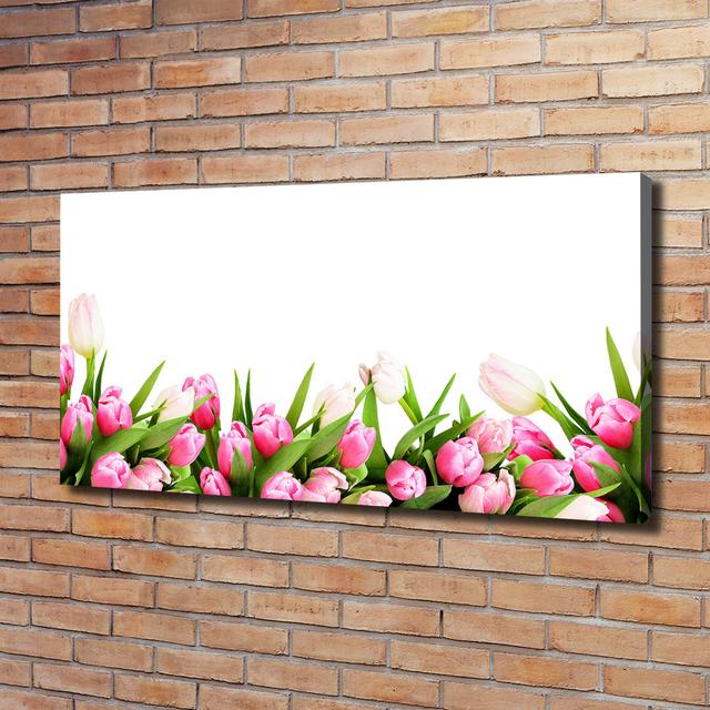 Pink Tulips - Unframed Art Prints on Canvas Brayden Studio on Productcaster.