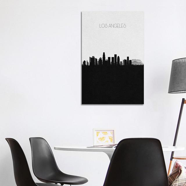 Los Angeles, California City Skyline by Ayse Deniz Akerman - Wrapped Canvas Gallery-Wrapped Canvas Giclée Ebern Designs Size: 101.6cm H x 66.04cm W x on Productcaster.