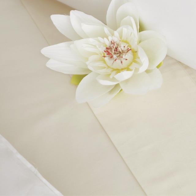 600 TC 100% Cotton Range Sateen Fitted Sheet Belledorm Size: Kingsize (5'), Colour: Ivory on Productcaster.