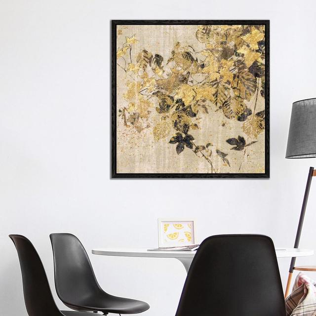 Bold Ivy - Print Ebern Designs Size: 93.98cm H x 93.98cm W x 3.81cm D, Format: Black Framed on Productcaster.