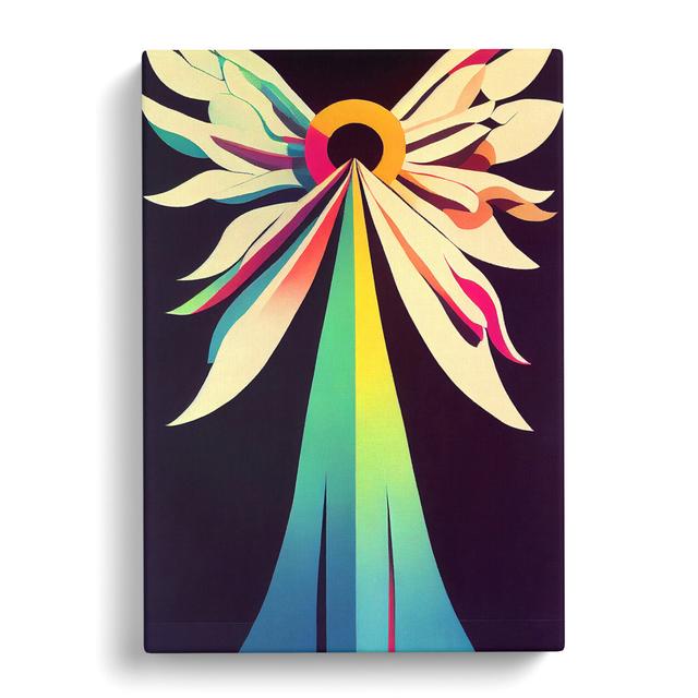 Angel In Abstract - Wrapped Canvas Graphic Art George Oliver Size: 60cm H x 40cm W x 3cm D on Productcaster.