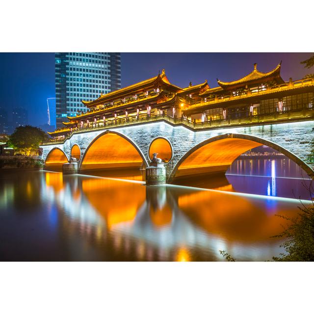 Granvill Chengdu Bridge by SeanPavonePhoto - Wrapped Canvas Photograph Latitude Run Size: 20cm H x 30cm W x 3.8cm D on Productcaster.