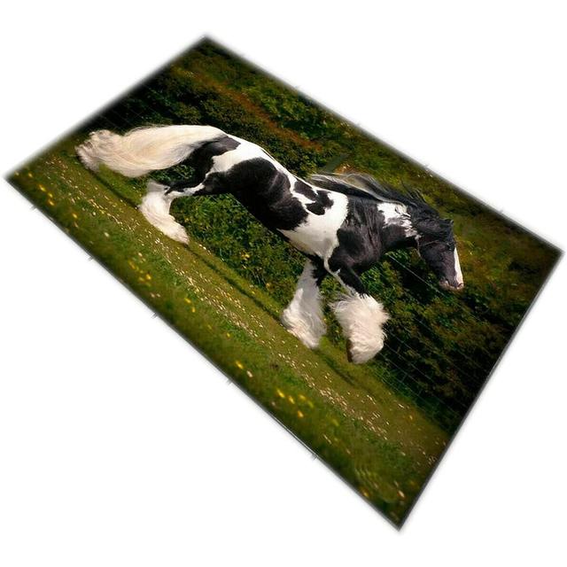 Rossi Lucca Horse Doormat East Urban Home on Productcaster.