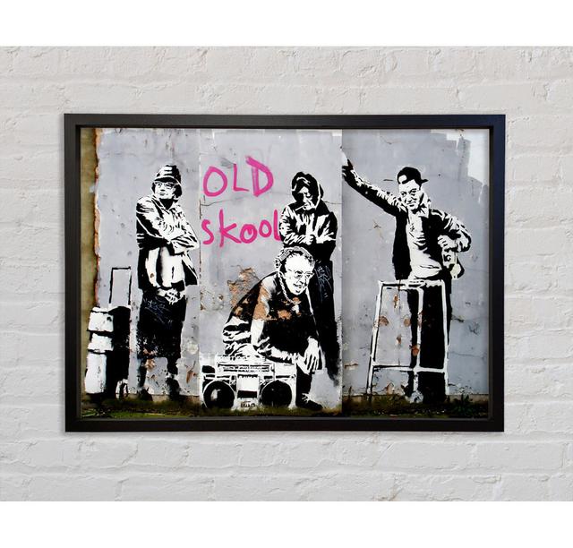 Old Skool - Single Picture Frame Art Prints Ebern Designs Size: 84.1cm H x 118.9cm W x 3.3cm D, Format: Light Grey Framed Canvas on Productcaster.