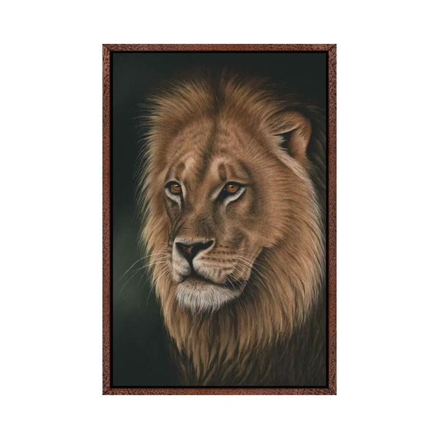 Lion Portrait by Richard Macwee - Gallery-Wrapped Canvas Giclée on Canvas Ebern Designs Size: 66.04cm H x 45.72cm W x 3.81cm D, Format: Classic Wood F on Productcaster.