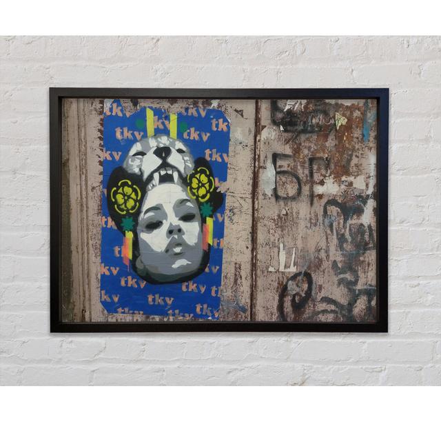 Tiger Woman Street Framed Print Bright Star Size: 100cm H x 141.4cm W on Productcaster.