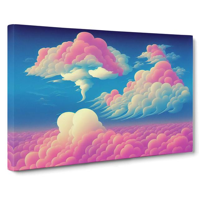 Beguiling Cloudy Sky - Wrapped Canvas Graphic Art Marlow Home Co. Size: 35cm H x 50cm W x 3cm D on Productcaster.