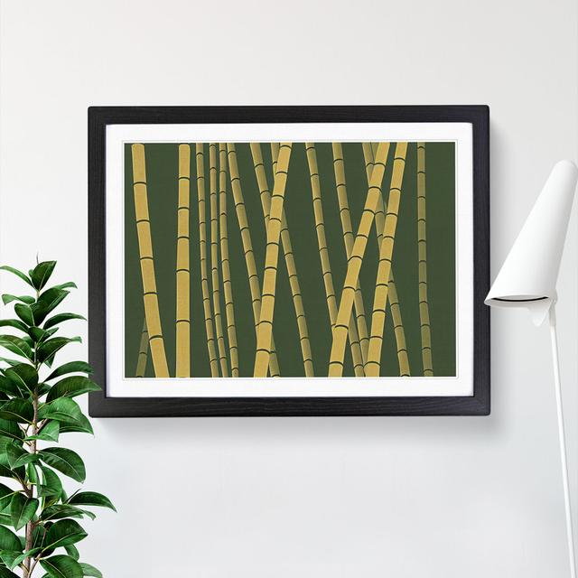 Pristine Bamboo Forest - Single Picture Frame Print 17 Stories Frame Colour: Black, Size: 46cm H x 64cm W x 2cm D on Productcaster.