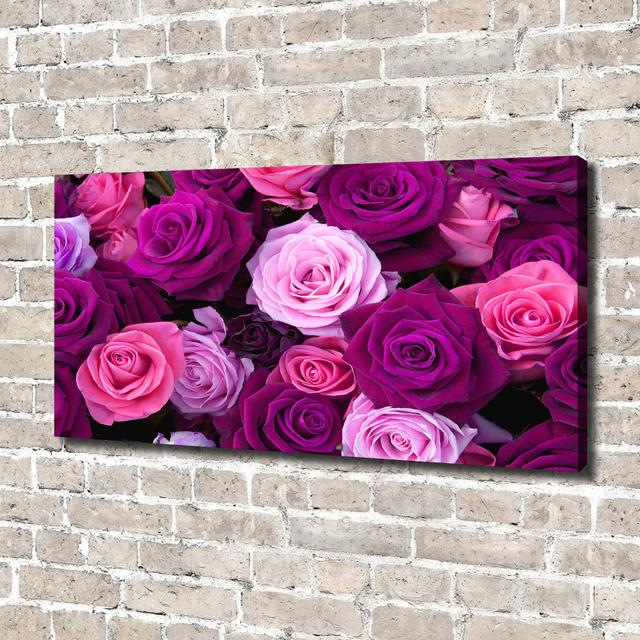 Roses - Wrapped Canvas Art Prints Rosalind Wheeler on Productcaster.