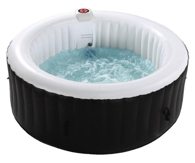 6 Person 130 Jet Inflatable Plug and Play Spa Freeport Park on Productcaster.