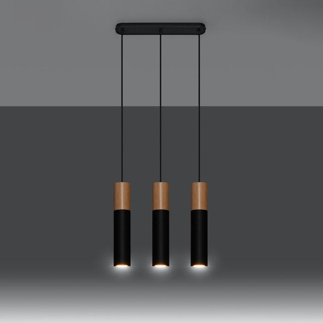 Driskell 3 - Light LED Pendant with Accents George Oliver Finish: Black on Productcaster.