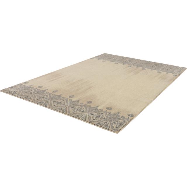 Geometric Machine Woven Beige Area Rug Agnella Rug Size: Rectangle 200 x 300cm on Productcaster.