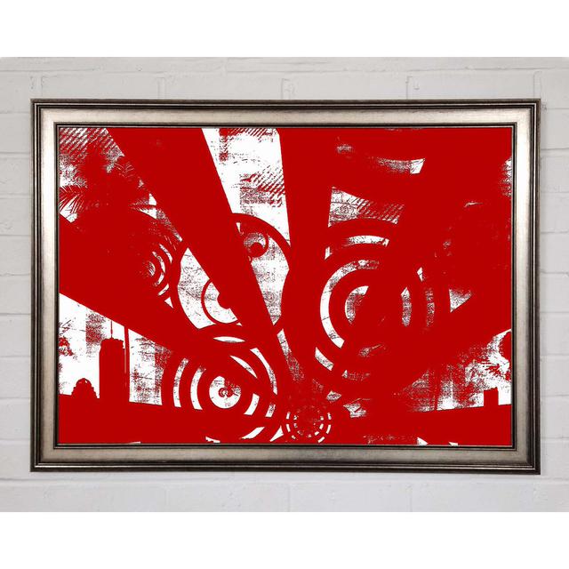 Shaft of Light Red - Single Picture Frame Art Prints Ivy Bronx Size: 59.7cm H x 84.1cm W on Productcaster.