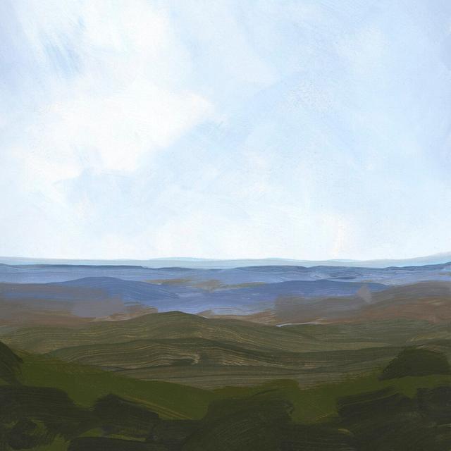 Skyline Drive I by Jacob Green - Wrapped Canvas Painting Print Rosalind Wheeler Size: 91cm H x 91cm W on Productcaster.