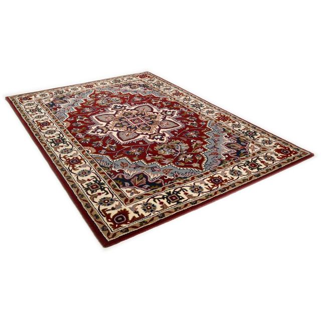 Phoenicia Hand Tufted Wool Red Rug Bloomsbury Market Rug Size: Rectangle 190 x 290cm on Productcaster.