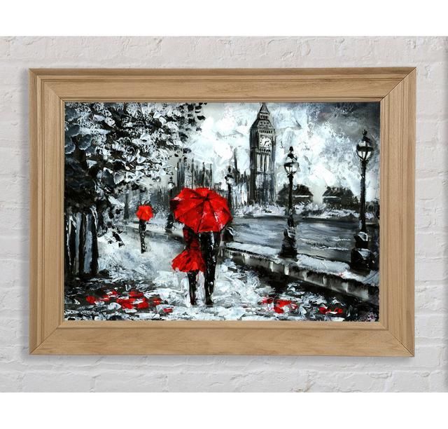 Lovers In The City - Single Picture Frame Art Prints Bright Star Size: 42cm H x 59.7cm W x 8cm D on Productcaster.