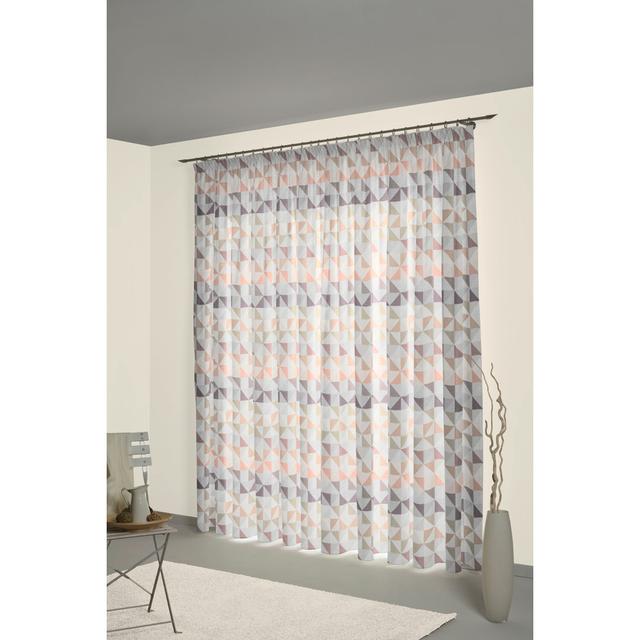 Berlare Berlare, Multibandschal, blickdicht Wirth Curtain Colour: Rosé, Panel Size: 132cm Width x 335cm Drop on Productcaster.