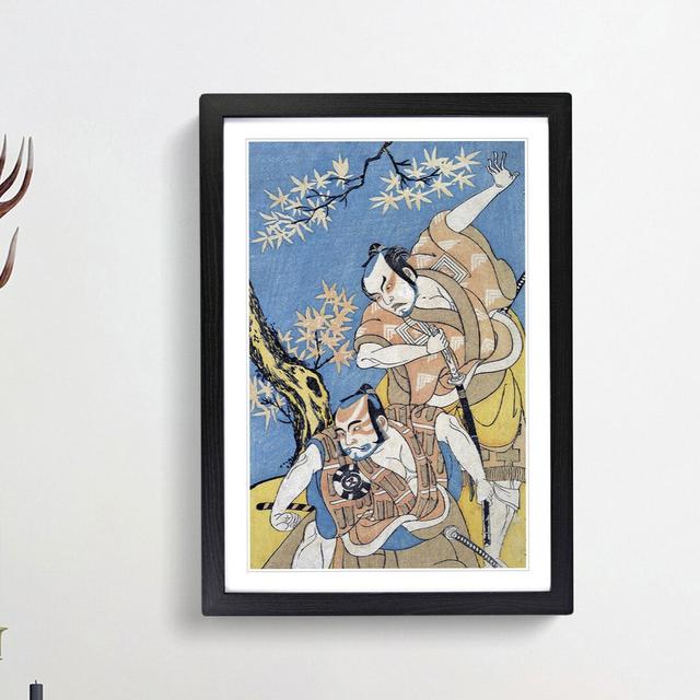 Otokoyama Yunzei Kurabe by Katsukawa Shunsho - Picture Frame Painting Print East Urban Home Frame Option: Black Framed, Size: 65cm H x 48cm W x 2cm D on Productcaster.