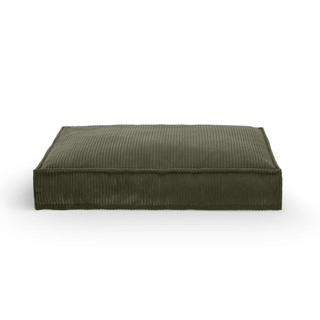 Nairne Polyester Pet Bed Ebern Designs Size: 20cm H x 90cm W x 76cm D, Colour: Green on Productcaster.