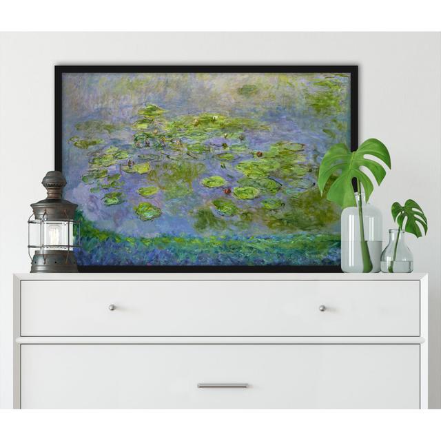 Gerahmter Kunstdruck Water Lilies VI von Claude Monet Rosalind Wheeler Maße: 70 cm H x 100 cm B x 2,5 cm T, Format: Rahmenmalerei on Productcaster.