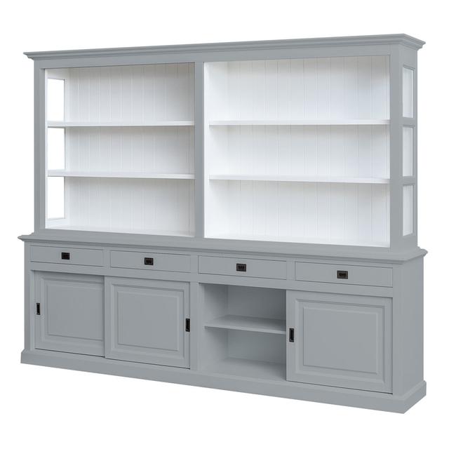 Bush Display Cabinet Rosalind Wheeler Colour: Light Silver on Productcaster.